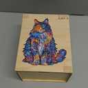 Wooden Puzzles for Adults, Cat Puzzles, Wooden Jigsaw Puzzles for Adults, 315 Pieces Wood Puzzles Adult, Unique Animal Shape Wood Puzzle, Creative Puzzle Gifts for Women Family Game (17.3 x 13.5in) (X-Large)