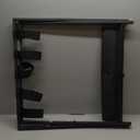 Luggage Rack, Folding Suitcase Stand for Guest, Foldable, Luggage Holders with Shelf, Steel Frame with Nylon Straps for Bedroom, Hotel, Holds up to 154 lb, Black, 1 Pack LR03801B