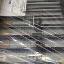 Babelio 34" Tall No Bottom Bar Baby/Dog Gate for Stairs, House and Doorways, 29.7-46.5" Auto Close Safety Pet Gates with Large Walk Thru Door, Hardware Mount, Black