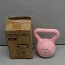 KHTO Kettlebells Fitness Exercise-Pink Strength Training Kettlebell Sets,Dumbbell Weights for Home Gym Equipment