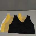 Hiking Gril Women's Comfort Wirefree Bralette Unpadded Sleep Yoga Bra (X-Large, 6pk: Black Nude White Green Merlot Yellow)