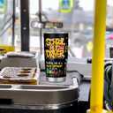 Ani-Cirla School Bus Driver Appreciation Tumbler, Best Bus Driver Gift, End of Year Gift for Men (20oz, Black1)