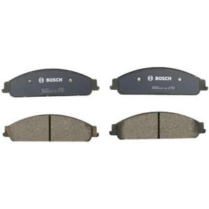 BOSCH BC1070 QuietCast Premium Ceramic Disc Brake Pad Set - Compatible with Select Ford Five Hundred, Freestyle, Taurus, Taurus X; Mercury Montego, Sable; FRONT
