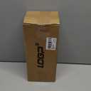 LCGP 3" Inlet Exhaust tip 5" Outlet 12" Overall Length, 3x5x12inch, Stainless Steel, Black Powder Coated Exhaust Tailpipe