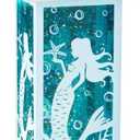 Lighted MERMAID Lantern Table Top Figurine Light Shimmers & Sparkles Battery Op