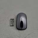 Amazon Basics 2.4 Ghz Wireless Optical Computer Mouse with USB Nano Receiver, Silver