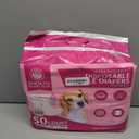American Kennel Club Female Dog Wrap, Disposable Diapers with Wetness Indicator, Small, 50 Count