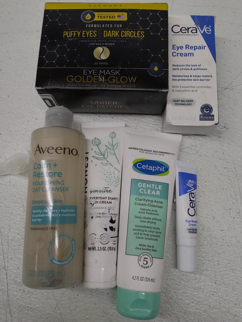 CeraVe Pack Of 2, Aveeno, DERMORA, Cetaphil , The Honest Company
