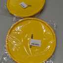 Pack of 2 Cemil Basics Dog Frisbee – Soft Rubber Flying Disc Toy for Small Dogs, 9” Yellow – Safe, Lightweight & Fun