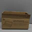 Uten Watch Box, 6 Slots Watch Case, Watch Organizer Jewelry Storage with Large Glass Lid, Black Lining, Watch Display Box for Men & Women Gift