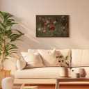InSimSea Framed Canvas Wall Art Vintage Decor, Flowers Large Wall Art Prints, Flowers Art Modern Farmhouse Decor, Botanical Painting for Office, Bedroom Bathroom Home Decor, 20"x30"