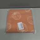 AEIOAE Fall Pillow Covers 12x20 Inch Set of 2,Burnt Orange White Pumpkin Throw Pillows Case,Autumn Outdoor Decorative Square Linen Farmhouse Harvest Decor Cushion Covers for Home Sofa Bed Couch