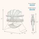 Dream On Me Karley Bassinet, Award Winner Lightweight Travel Baby Bassinet, Foldable Bedside Sleeper, Adjustable Double Canopy, Spacious Design, Soft Fabric, Storage Basket – Cool Gray