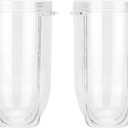 2 PCS Replacement Cups For Magic Bullet Replacement Parts 16OZ Blender Cups Jar compatible with 250W Magic Bullet MB1001 Series Juicer Mixer