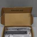 Rergy 4 Pack Black Cabinet Pulls Kitchen Cabinet Handles, Dresser Drawer Hardware Cabinet Edge Pull, 5in Cabinet Finger Pulls LS7030BK128 (Hole Center: 5in(128mm))