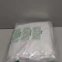 Tegeme 3 Packs 32 x 43 Inch Round Spandex Cocktail Tablecloths with Skirt Cocktail Round Table Cover Spandex Stretch Tablecloth for Fitted High Top Table Bar Wedding Party Banquet (White)