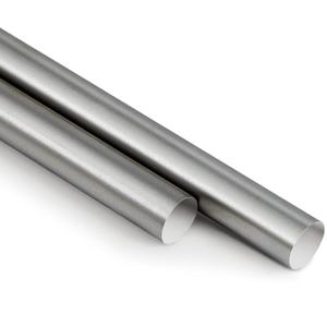 Gisafai 2 Pcs 316 Stainless Steel Rod 1/4''(6mm) Diameter 36'' (910mm) Length Solid Round Bar Metal Shaft Rods for DIY Craft Industry Metal Working