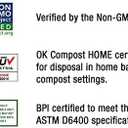 13 Gallon Tall Kitchen Compostable Trash Bags by BioBag, 48 Count, BPI Certified, Meets ASTM D6400 Standards, Made in USA, Food Scrap Bin Liners