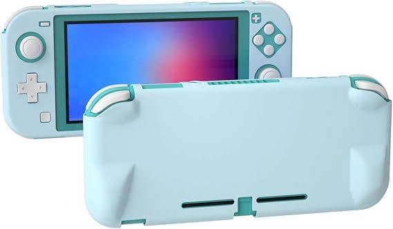 ECHZOVE Comfort Grip Case for Nintendo Switch lite, Protective Hard Case for Nintendo Switch lite Blue
