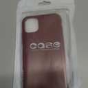 for iPhone 11 Phone Case Liquid Silicone, Cute Girly Thin Ultra Slim Jelly Soft Rubber Gel Protective Glossy Hard Plastic Case, Plain Solid Color Cover for Women Girl, Burgundy Maroon