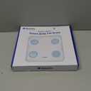 Alcedo Smart Body Fat Scale, Digital Scale with BMI, Fat Percentage, Muscle Mass, Color-Changing with Weight Variation, 400 lb, Bluetooth