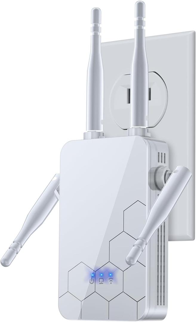 2026 WiFi Extender Internet Booster, Repeater Wireless Routers Amplifier, Mesh Wi-Fi 80% Faster | Broader Than Ever, Support More Network Devices at Home