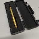 .308 Real Bullet Authentic Brass Casing Refillable Twist Pen - Tactical Gift Box - Polished Brass
