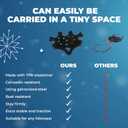 City Spikes Ice Snow Grips - Non-Slip Rubber with TPR Strap 10 Stud Spikes, Traction Crampons for Hiking Walking on Snow & Ice