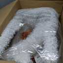 Alpine Corporation 36" H 3D Frosted Reindeer Christmas Decor with LED Lights, Set of 2