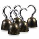 Ciieeo 5pcs Realistic Pirate Hook Toy for Party Pirate Cosplay Props Halloween Decor