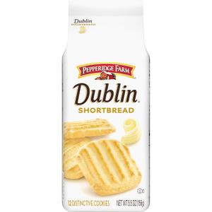 4 x Pepperidge Farm Dublin Shortbread Cookies, 5.5 Oz Bag