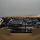 4 Tier Shelving Unit NSF Wire Shelf Metal Large Storage Shelves Heavy Duty Height Adjustable Commercial Grade Steel Utility Layer Shelf Rack Organizer 1000 LBS Capacity -14x36x54,Black