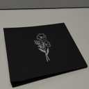 Lanpn 8x8 inch Scrapbook Photo Album, Linen Cover Archival Acid Free Top Load 3 Ring Folder Binder Photo Book 8 x 8 with 30 Plastic Sleeves 60 Pages (Black)