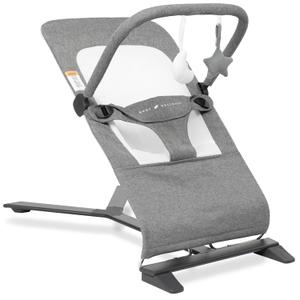 Baby Delight Alpine Deluxe Portable Bouncer | Infant | 0  6 months | Charcoal Tweed