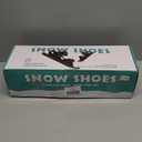 GKWW Mini Ski Skates with Gloves & Goggles Winter Outdoor Skiing Mini Sled Snowboard Sled Shoes Portable Snowblades Skis Shoes Adjustable Short Snowskates Skiboards