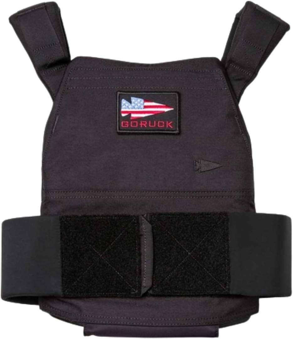GORUCK Rucking Weighted Vest for Men and Women, Adjustable, Black, S/M