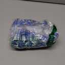 Milumia Women's Y2k Plaid Collar V Neck Button Down Shirt Short Sleeve Fitted Tops (Blue and White) XS