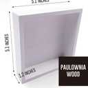 2 x HTBIG Funny Easter Bunny Decor Desk Decor Wooden Box Sign Easter Decorations Gift Wood Block Plaque Box Sign for Home Farmhouse Kitchen Bathroom Shelf Table Decoration Oh for Peeps Shake