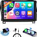 [4G+64G] Car Radio For Toyota Tundra 2007-2013 / Toyota Sequoia 2008-2019 with Wireless Carplay Android Auto, Hodozzy 10.1" Touch Screen Radio with Bluetooth GPS WiFi FM/RDS Radio, DSP/USB/SWC, Camera