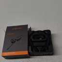 LEVN Open Ear Headphones with Mic, 29g Bluetooth Headset with Microphone, Bluetooth Headphones with Noise Cancelling Mic, Waterproof Non-slip Wireless Headset with Mic for Work, Workout, Driving, Call (Black)