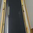 ZHUNFA Full Length Mirror, 65x22 Inch Full Length Mirror Wall Mounted, Vertical Hanging, Leaning Standing for Bedroom, Living Room, Rectangular Wooden Frame, Log Color