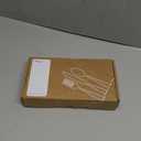 Alata Cube Matte Gold 40-Piece Flatware Set, Forged Cutlery Set, Service for 8, Stainless Steel Tableware with Square Handle for Home/Restaurant, Dishwasher Safe