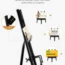 Victawks 53.9" Gold Easel Stand for Sign, Heavy Duty Metal Display Easel with Storage Bag, Adjustable Art Easel for Wedding Sign, Painting, Picture
