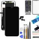 for iPhone X Screen Replacement LCD 5.8 inch Touch Screen Display Digitizer Repair Kit Assembly with Complete Repair Tools and Screen Protector