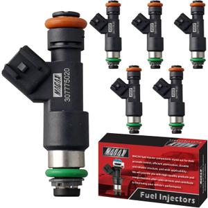Set of 6 Fuel Injectors 307775020 FJ1095 Replacement Compatible with Volvo S60 2011-2016 S80 2008-2013 XC60 2010-2013 2015-2016 XC70 2009-2013 3.0L L6 - Replaces 852-12260 800-2131N 297500-0620