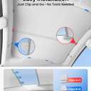 Zanch Upgraded Tesla Model Y Juniper Sunshade Roof [Snap-On, Damage-Free Install] Heat Insulation Custom Fit Glass Roof Sun Shade for Model Y Juniper Accessories 2025-2026, Gray