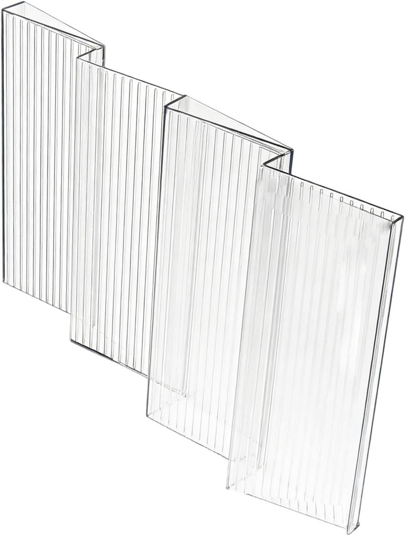 Bottles Bottles Storage Adjustable Step Shelf Tray for Drawer Craft of Acrylic and Maintain Organizers (4 slices)