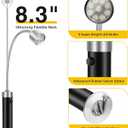 Barbecue Grill Light, BBQ Accessories for Outdoor with Magnetic Base, Mens Stocking Stuffers Grilling Gifts, 360 Degree Flexible Neck, Water Heat Resistant, Batteries Included 1