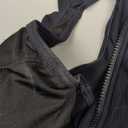 Charmo Scalloped Ribbed One Piece Swimsuit Zipper Racerback Bathing Suit Athletic Swimwear (Small, Black)