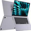 Soonjet Invisible Armor for MacBook Air 15 inch Case | M5 M4 M3 M2 2026 2025-2023 | Same as Bare Device | Closes Seamlessly | Hard Shell Laptop Cover | Matte Clear